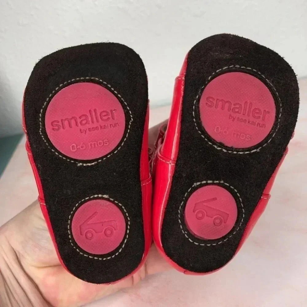 See Kai Run Smaller shoes Sophie Mary Jane hot pink patent size‎ 0-6 months